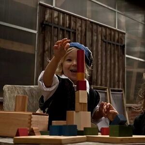 New🌟Anthropologie-WOODEN STORY
Wooden Rainbow Blocks in Tray - 30 Pcs